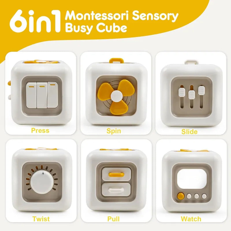 MINIBOO Montessori Activity Cube