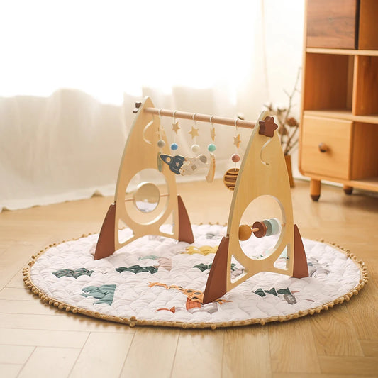 Miniboo Baby Wooden Play Gym Mobile